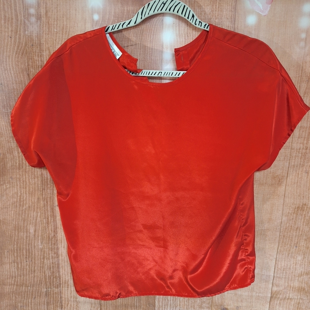 CHRISTIE & JILL RED BLOUSE